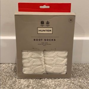 Hunter 6 Stitch Cable Knit Boot Socks